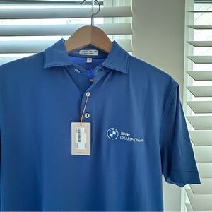 Peter Millar BMW Championship Blue Golf Shirt